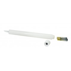 LED-ljus - Sæt med 5 dæmpbare hvide LED-lys med ægte voks og fjernbetjening