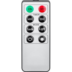 Julepynt og juleudsmykning - Goobay trådløs juletræsbelysning med 20 LED-lys