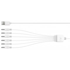 LED-ljus - Sæt med 6 genopladelige LED-fyrfadslys med realistisk flamme