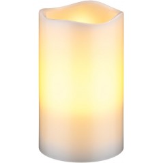 LED-ljus - Sæt med 3 LED-lys med ægte voks og realistisk flamme