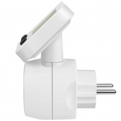 Elektrisk tilbehør - LogiLink energimåler med omkostningsberegning, drejeligt display