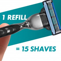 Personlig pleje - Gillette barberblade Mach3, 5 stk
