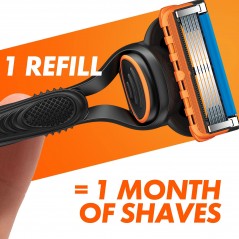 Gillette Fusion barberbladsrefill, 4 stk.