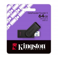 Kingston DataTraveler Exodia S USB 3.2 Gen 1 USB-flashdrev 64 GB