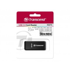 USB-memorykortlæser - Transcend-hukommelseskortlæser USB 3.0 med understøttelse af SD og microSD