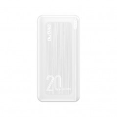 Dudao powerbank 20.000 mAh med 2x USB-A og 1x USB-C med understøttelse af 20W