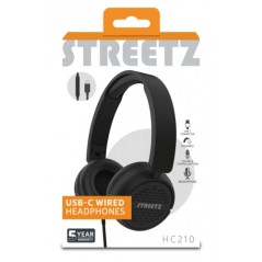 On-ear - Streetz hovedtelefoner med USB-C-stik, HC210