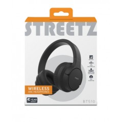 Trådløse headset - Streetz BT510 Bluetooth-hovedtelefoner med aktiv støjreduktion