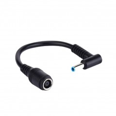 Vinklet HP konverteringskabel HP BlackTip 7,4x5,0 mm til HP Bluetip 4,5x3,0 mm maks. 230W
