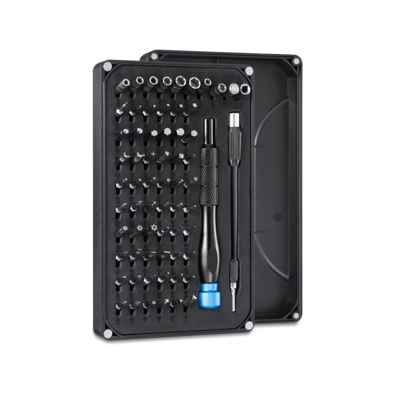 Skruetrækker og skruetrækkersæt - Mission SG bitsæt med fleksibel skruetrækker og 64 dele