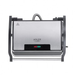 Elektrisk grill - Adler elektrisk grill med stor overflade og 1200 W effekt