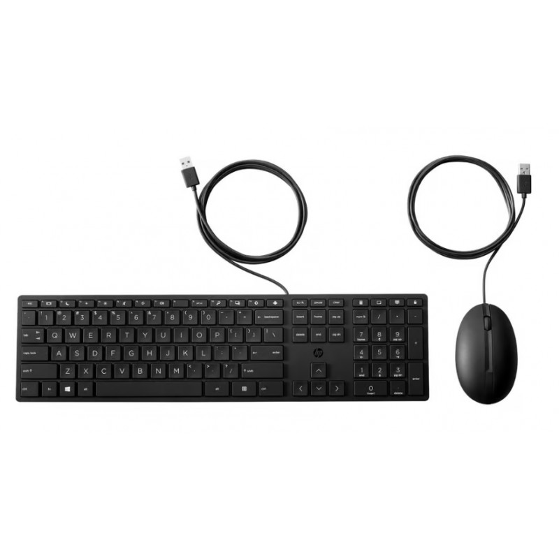 Tastatur & computermus - HP 320 kompakt USB-tastatur- og muspakke