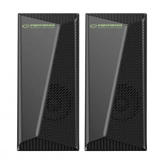 Esperanza computerhøjttalere med belysning og 3,5 mm + USB-strømforsyning