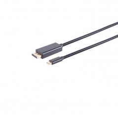 S-Impuls 1,8 meter USB-C til DisplayPort-kabel med understøttelse af 4K ved 60 Hz