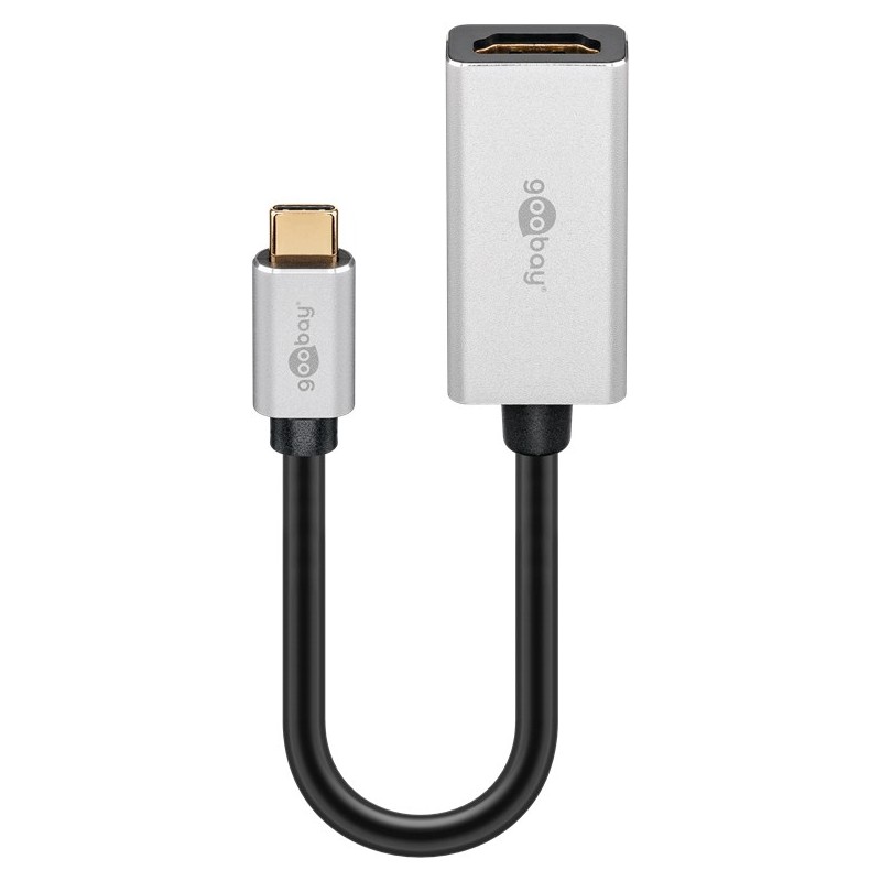 TV og lyd - Goobay USB-C til HDMI-adapter 8K ved 30 Hz / 4K ved 120 Hz