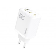 Dudao 65 Watt AC-adapter vægoplader med 2x USB-C og 1x USB