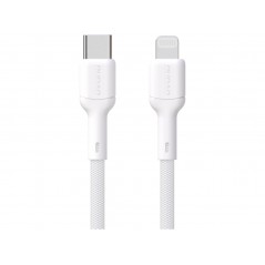 Dudao flettet USB-C til Lightning-kabel, 1 meter, med understøttelse af 30 watt