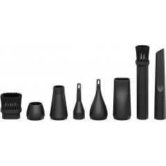 Trykluft til rengøring - Goobay batteridrevet håndholdt støvblæser 180 W med 8 dyser