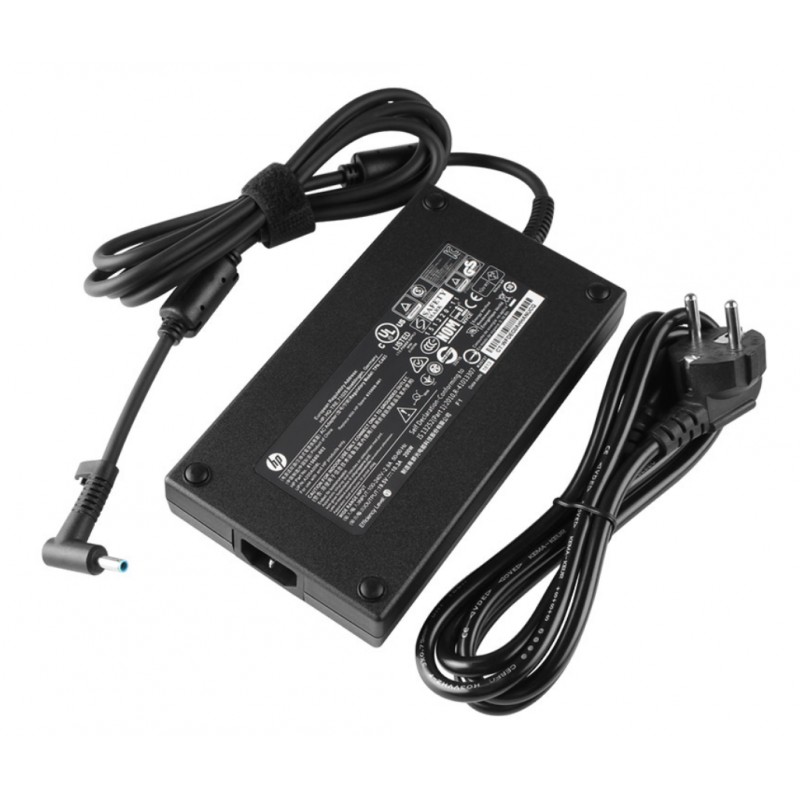 HP oplader - HP original computeroplader 200 Watt BlueTip 4,5x3,0mm med strømkabel