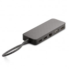 HP USB-C Mini Dock universal dockingstation i rejseformat NO AC (brugt)