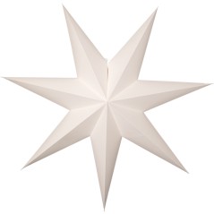 Adventsstjerne / julestjerne lavet af papir, 90 cm