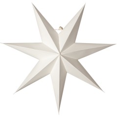Adventsstjerne / julestjerne lavet af papir, 45 cm