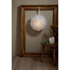 Adventsstjerne / julestjerne lavet af papir, 50 cm