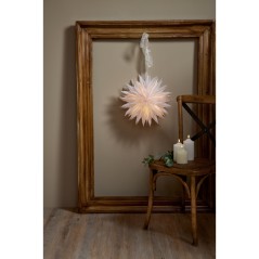 Adventsstjerne / julestjerne lavet af papir, 40 cm