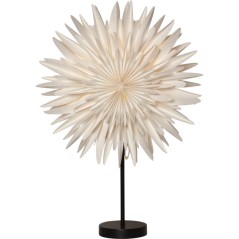 Adventsstjerne / julestjerne på stativ, 60 cm høj, med E14-fatning