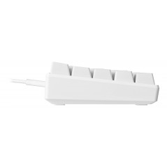 Baggrundsbelyst gamingtastatur - Deltaco GAM-075-W superkompakt 60% gamingtangentbord med RGB-belysning (fyndvara)