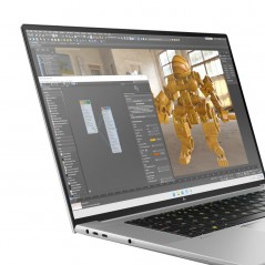 Bærbar computer med skærm på 16-17 tommer - HP ZBook Studio G11 16" FHD+ Ultra 7 32GB 1TB RTX 4070 W11P demo med lille misfarvning i bunden