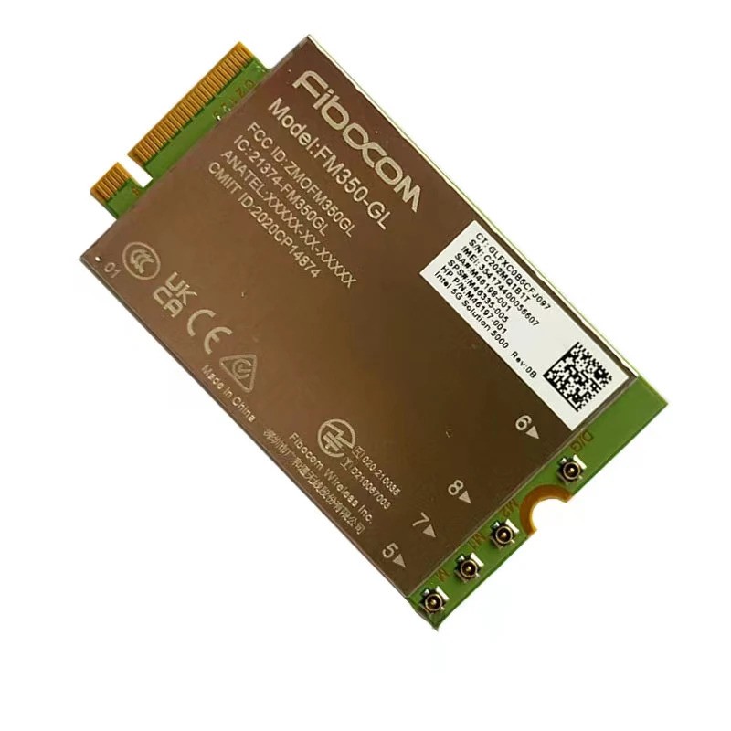 Øvrige komponenter - Fibocom FM350-GL N62079-001 5G-modem WWAN-kort til HP 1040 G11, 835 G11, 840 G11 og Zbook Fury 16 G11 osv.