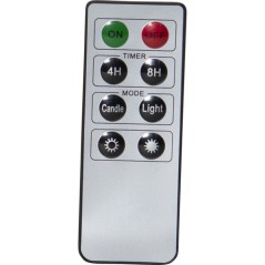 LED-ljus - 3-pak LED-lys 10-15 cm med ægte voks og realistisk flamme