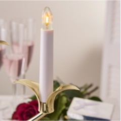 3-pak LED-pæresokkel E10 til adventslysestager, juletræsbelysning osv.