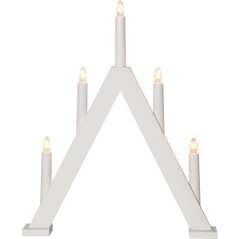 Adventslysestage 41 cm med 5 lamper