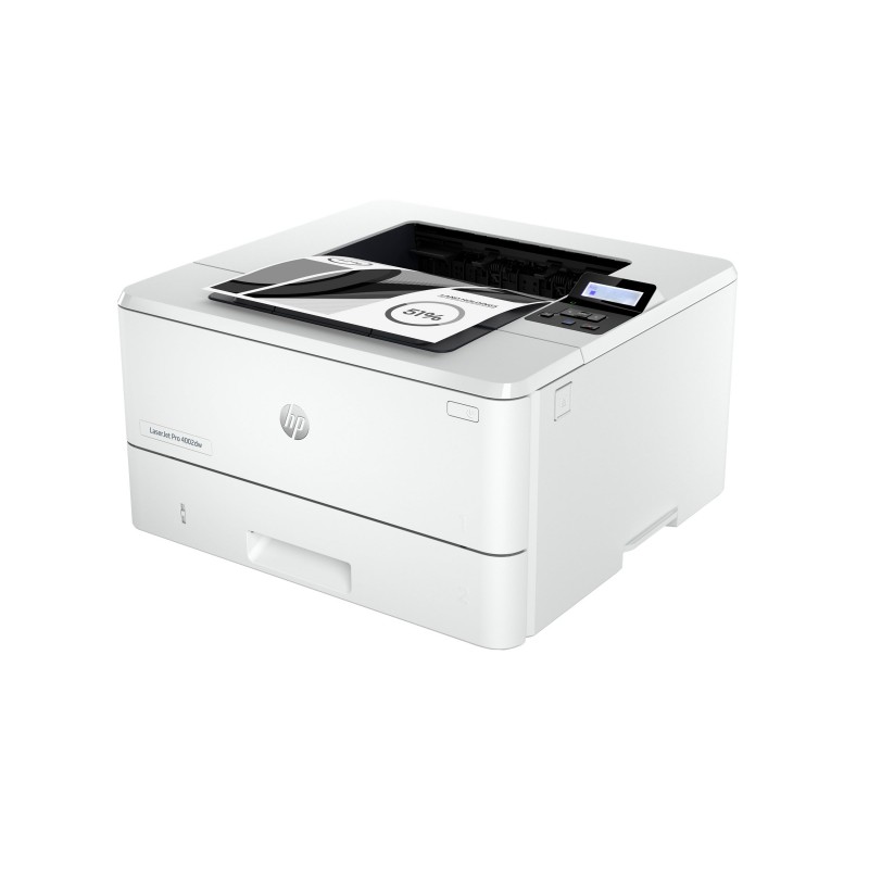 Billig laserprinter - HP LaserJet Pro 4002dw trådløs alt-i-én laserprinter Udskriv/kopier/scan, USB/Wi-Fi/Blt, AirPrint