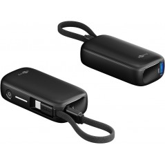 Goobay powerbank 5000 mAh 20W med USB-C-kabel og 1x USB-C, 1x USB