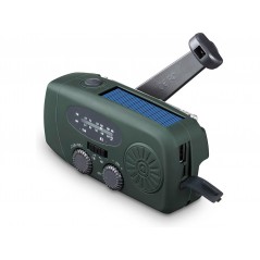 Andersson AM/FM-radio med solceller og LED-lommelygte