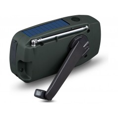 Radio og stereoanlæg - Andersson AM/FM-radio med solceller og LED-lommelygte