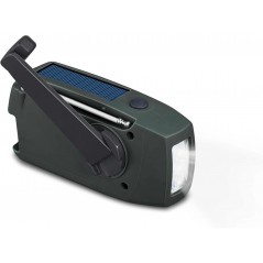 Radio og stereoanlæg - Andersson AM/FM-radio med solceller og LED-lommelygte