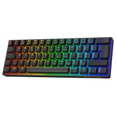 Deltaco superkompakt 60 % mekanisk gamingtastatur med RGB-belysning