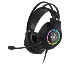 Deltaco gaming-headset med USB-tilslutning og RGB til PC/Mac/PS4/PS5