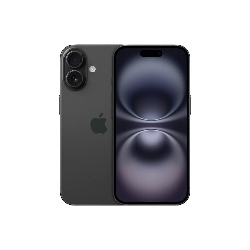 Brugt iPhone - iPhone 16 128GB 5G Black med 1 års garanti (brugt med nyt batteri)