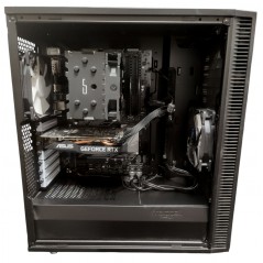 Brugte gaming-computere - FD Define C gaming-computer med Intel i5 16 GB 1 TB SSD RTX2060 Win11 Pro (brugt)