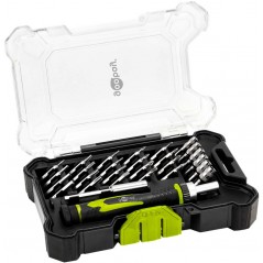 Goobay skruetrækkersæt og bitsæt med 26 dele