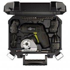 Goobay batteridrevet 4-i-1 skruetrækker med 28 bits