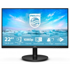 Philips 22-tommer Full HD LED-skærm med VA-panel