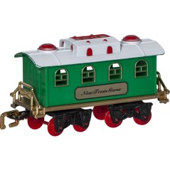 Julepynt og juleudsmykning - Legetøjstog med julemanden til juletræet (demo)