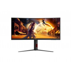 AOC CU34G4 Gaming 34" buet ultrabrede skærm 3440 x 1440 ved 180 Hz
