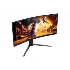 Computerskærm 25" eller større - AOC CU34G4 Gaming 34" buet ultrabrede skærm 3440 x 1440 ved 180 Hz